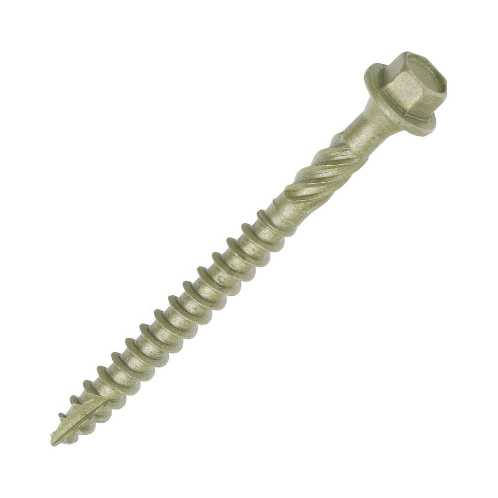 Image of Timco Hex Socket Timber Frame Construction & Landscaping Screws 6.7mm x 75mm 50 Pack 