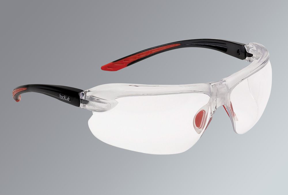 Image of Bolle IRI-s Clear Lens Safety Specs w/ +3Mag 
