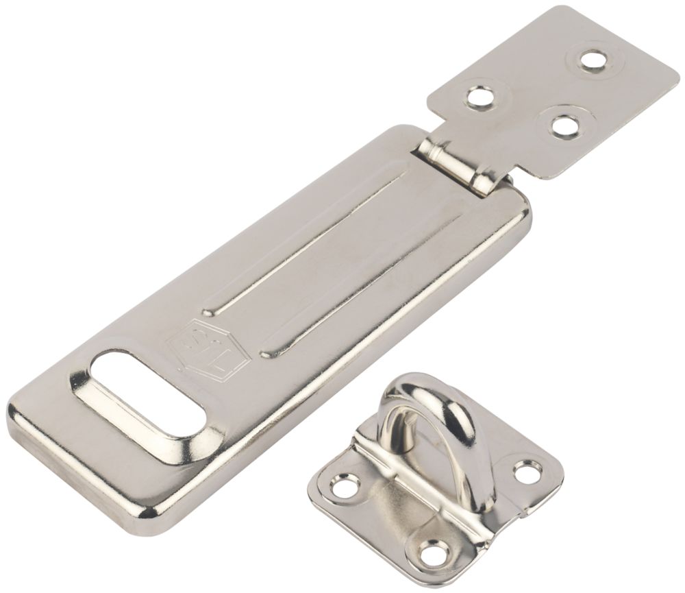 Image of Smith & Locke Hasp & Staple Nickel 118mm 