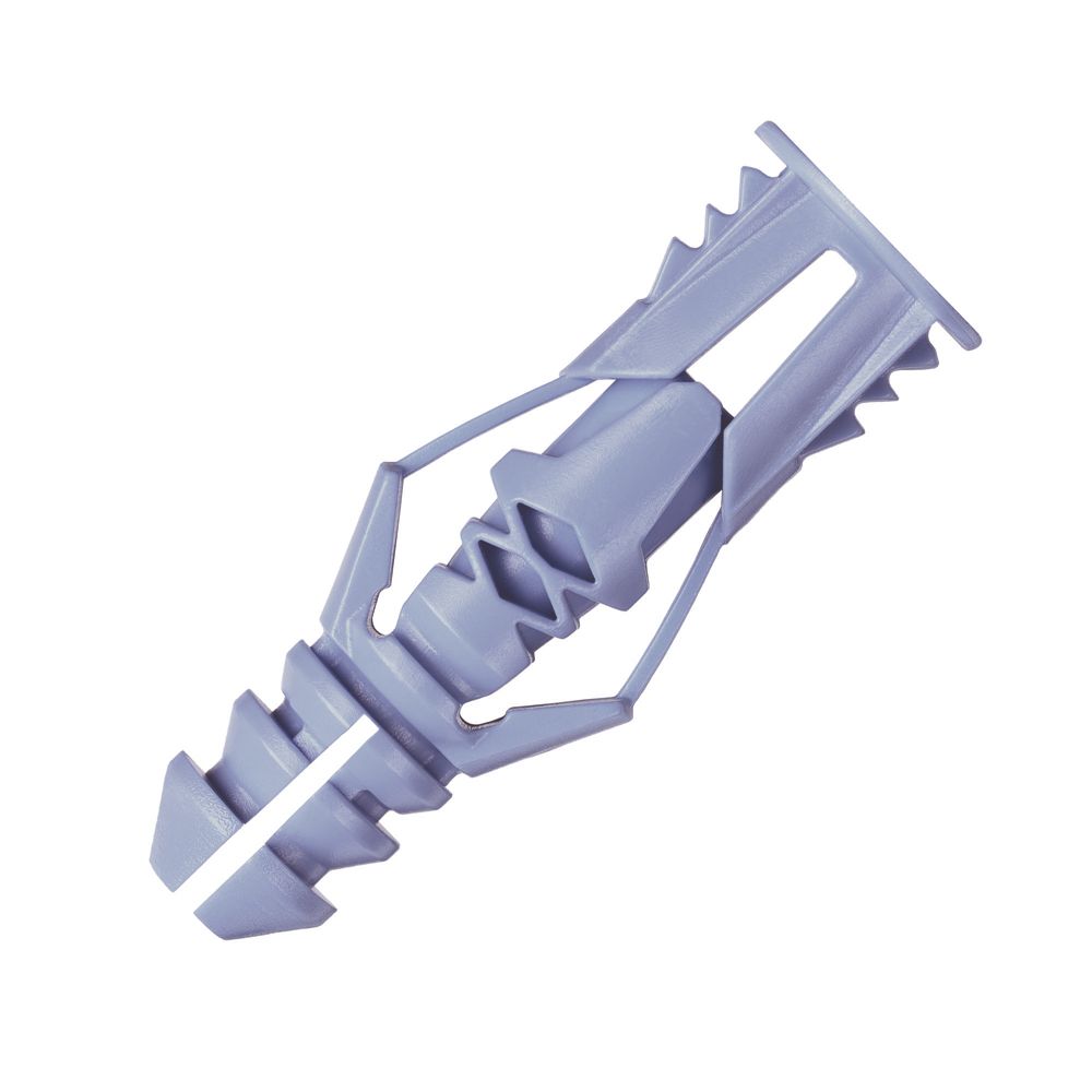 Image of Cobra TripleGrip 5mm Universal Wall Fixing for Plasterboard & Blockwork 8mm x 41mm 70 Pack 