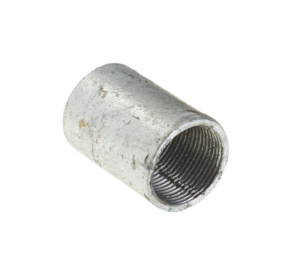 Image of Deta Conduit Coupler 25mm Silver 10 Pack 