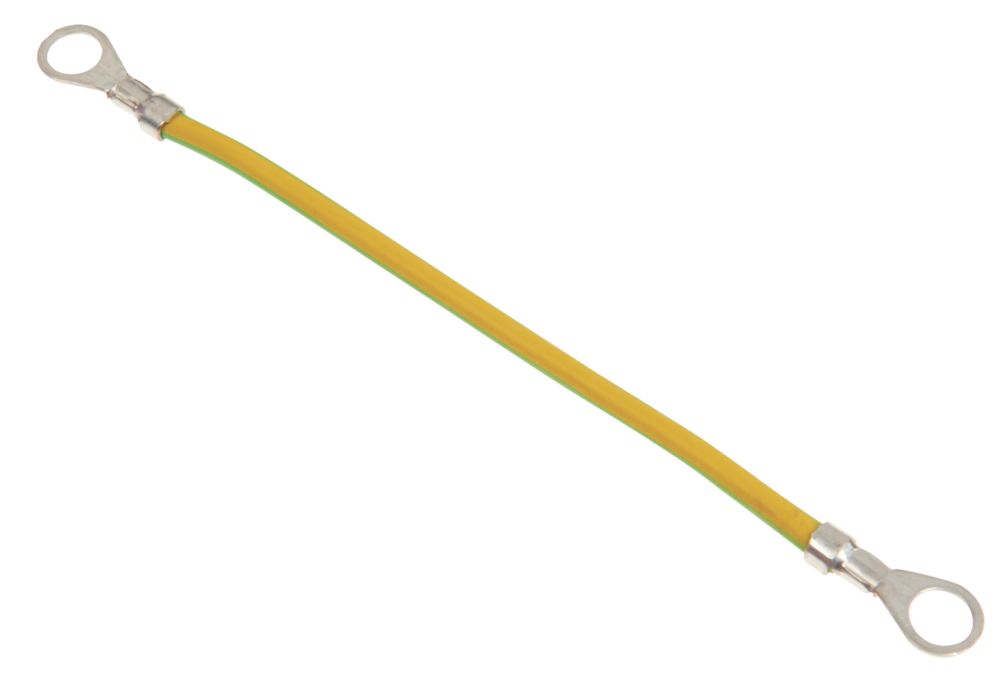 Image of Schneider Electric Earthing Lead 6mmÂ² x 160mm 