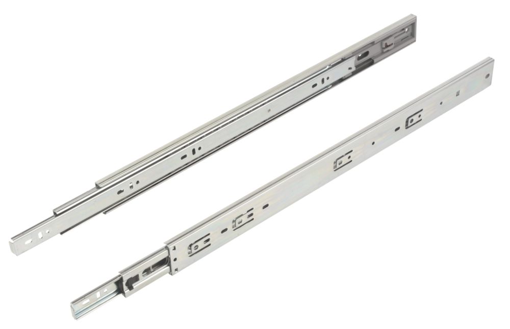 Image of Soft-Close Ball Bearing Drawer Runners 500mm 2 Pack 