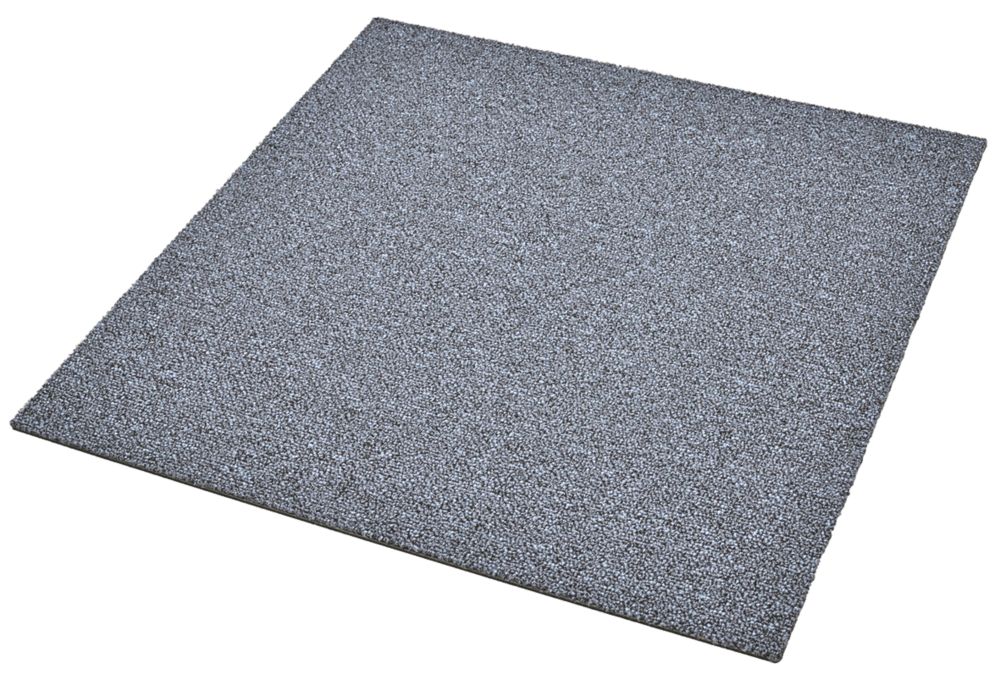 Image of Contract Midnight Blue Carpet Tiles 500 x 500mm 20 Pack 