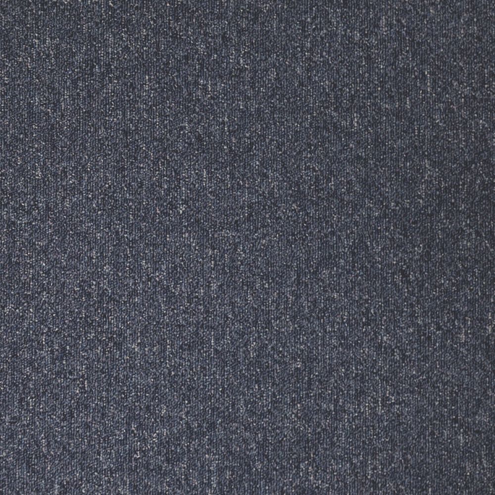 Image of Contract Midnight Blue Carpet Tiles 500 x 500mm 20 Pack 