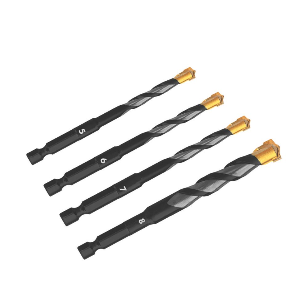 Image of Marcrist MM850 Hex Shank Drill Bit Set 4 Pieces 