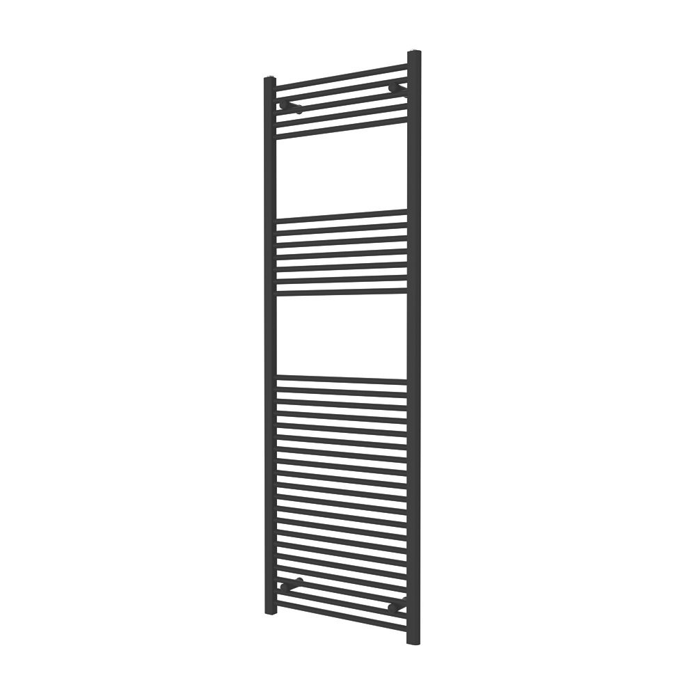 Image of Flomasta Towel Radiator 1800mm x 600mm Black 2890BTU 
