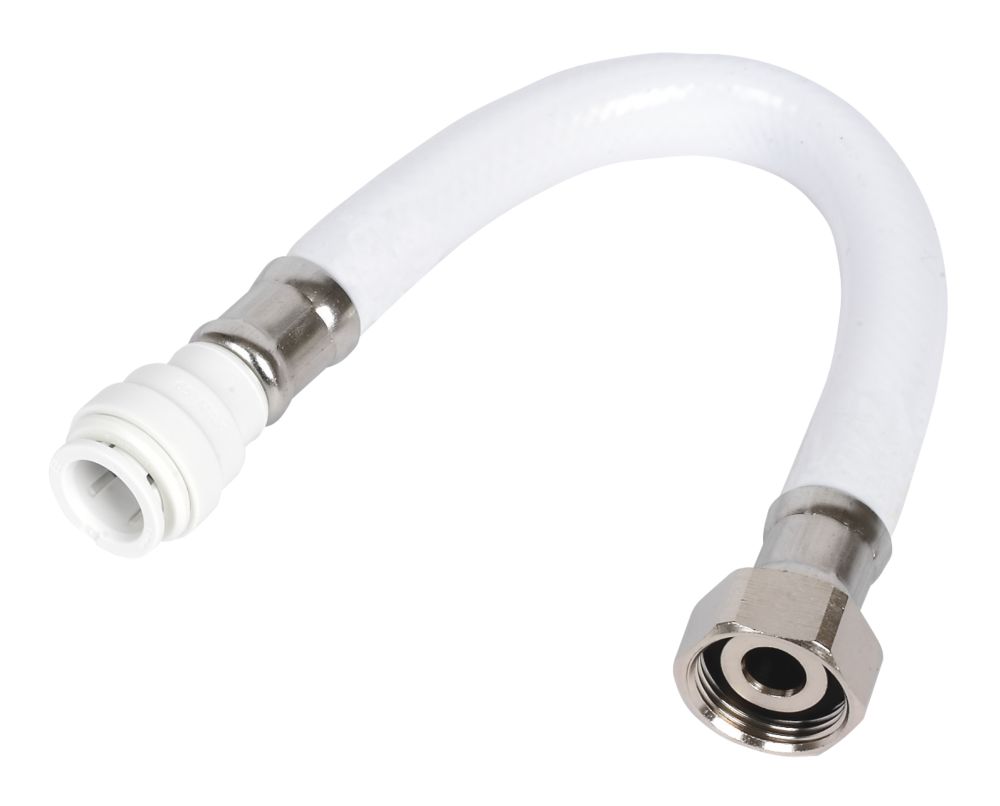 Image of JG Speedfit Flexible Tap Connector 15mm x 3/4" x 300mm 2 Pack 