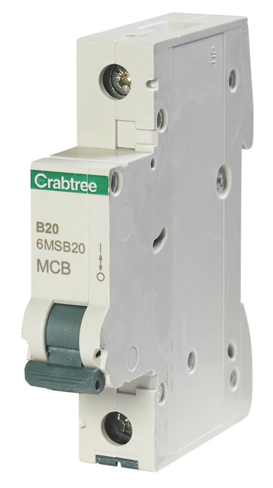 Image of Crabtree Loadstar 20A SP Type B MCB 