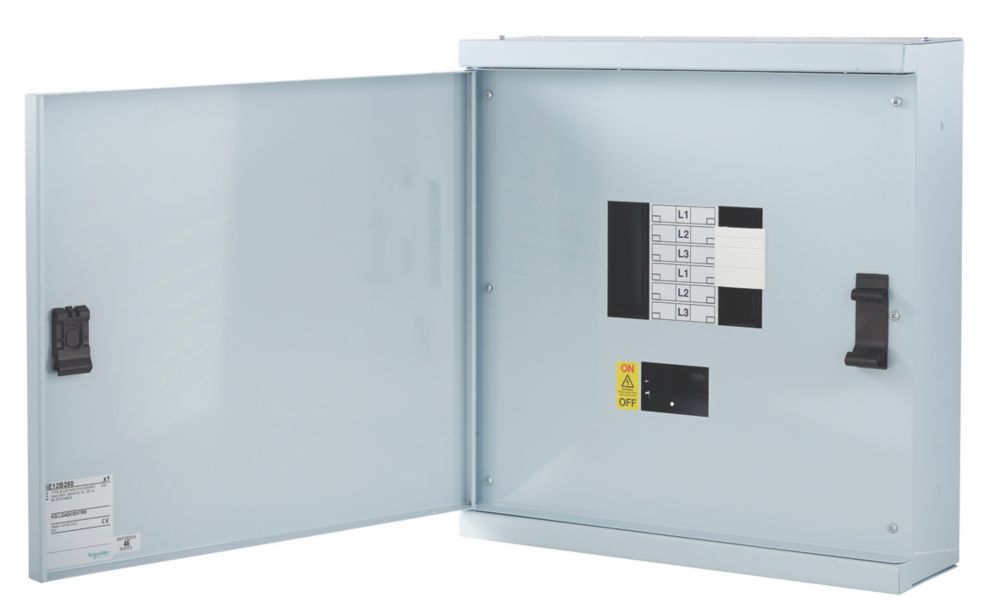 Image of Schneider Electric KQ 4-Way Non-Metered 3-Phase Type B Loadcentre Distribution Board 