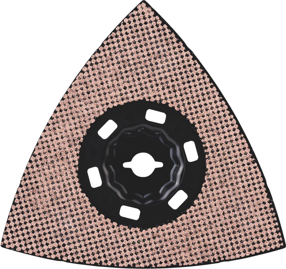 Image of Bosch Expert MAVZ 116 RT10 100 Carbide RIFF-Grit Hardwood & Softwood Sanding Plate 116mm 