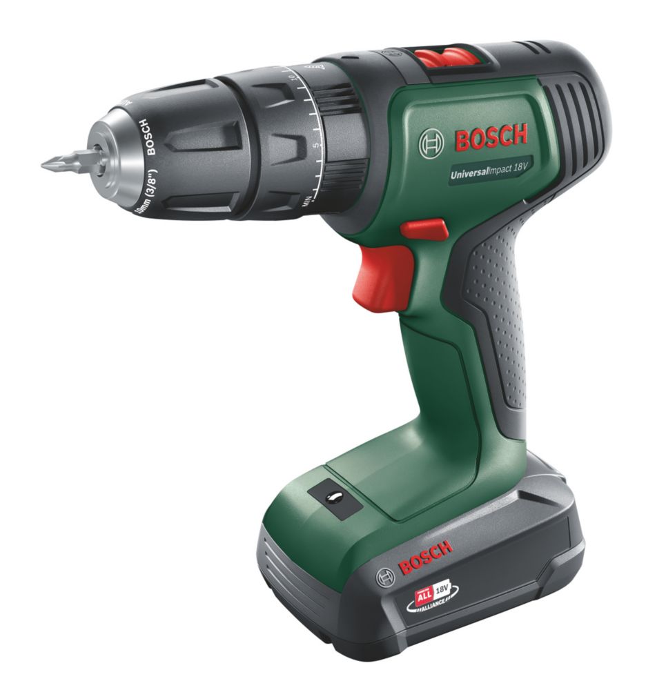 Image of Bosch UniversalImpact 18V 18V 2 x 2.0Ah Li-Ion Power for All Brushless Cordless Combi Drill 