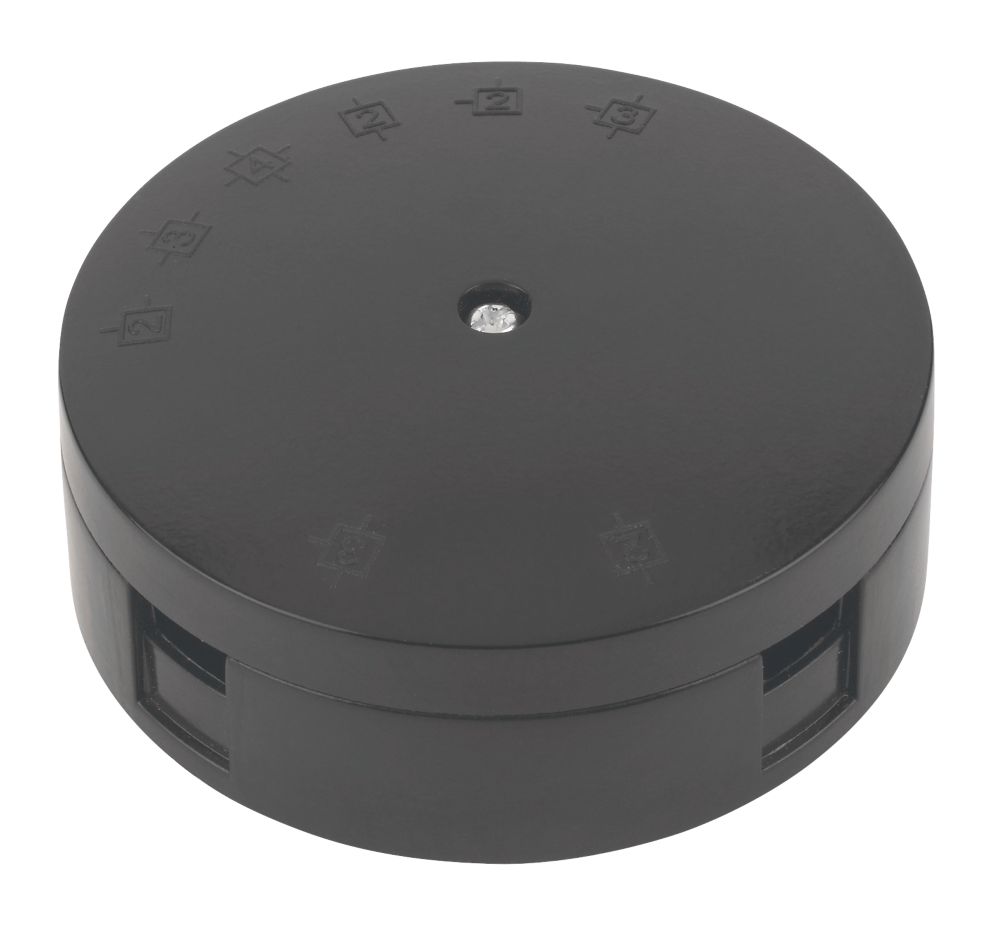 Image of 30A 3-Terminal Heavy Duty Junction Box Black 