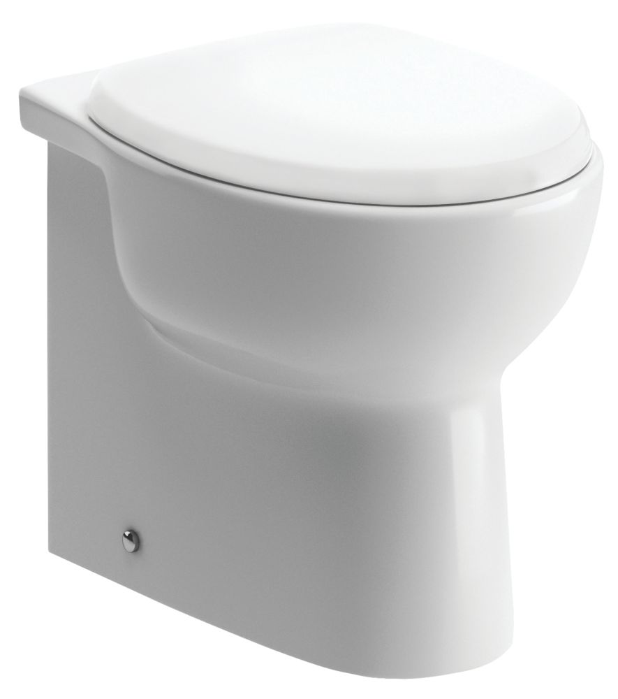 Image of Back-to-Wall Pan with Soft-Close Seat 