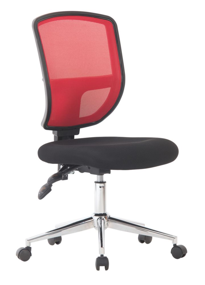 Image of Nautilus Designs Nexus Medium Back Task/Operator Chair Red 