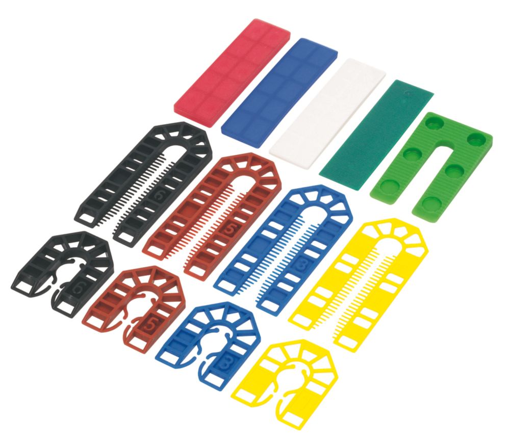 Image of Broadfix Assorted Levelling Kit One Size 200 Pcs 