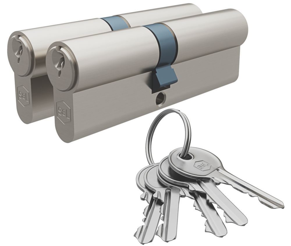 Image of Smith & Locke Fire Rated 6-Pin Euro Double Cylinder Lock 40-50 