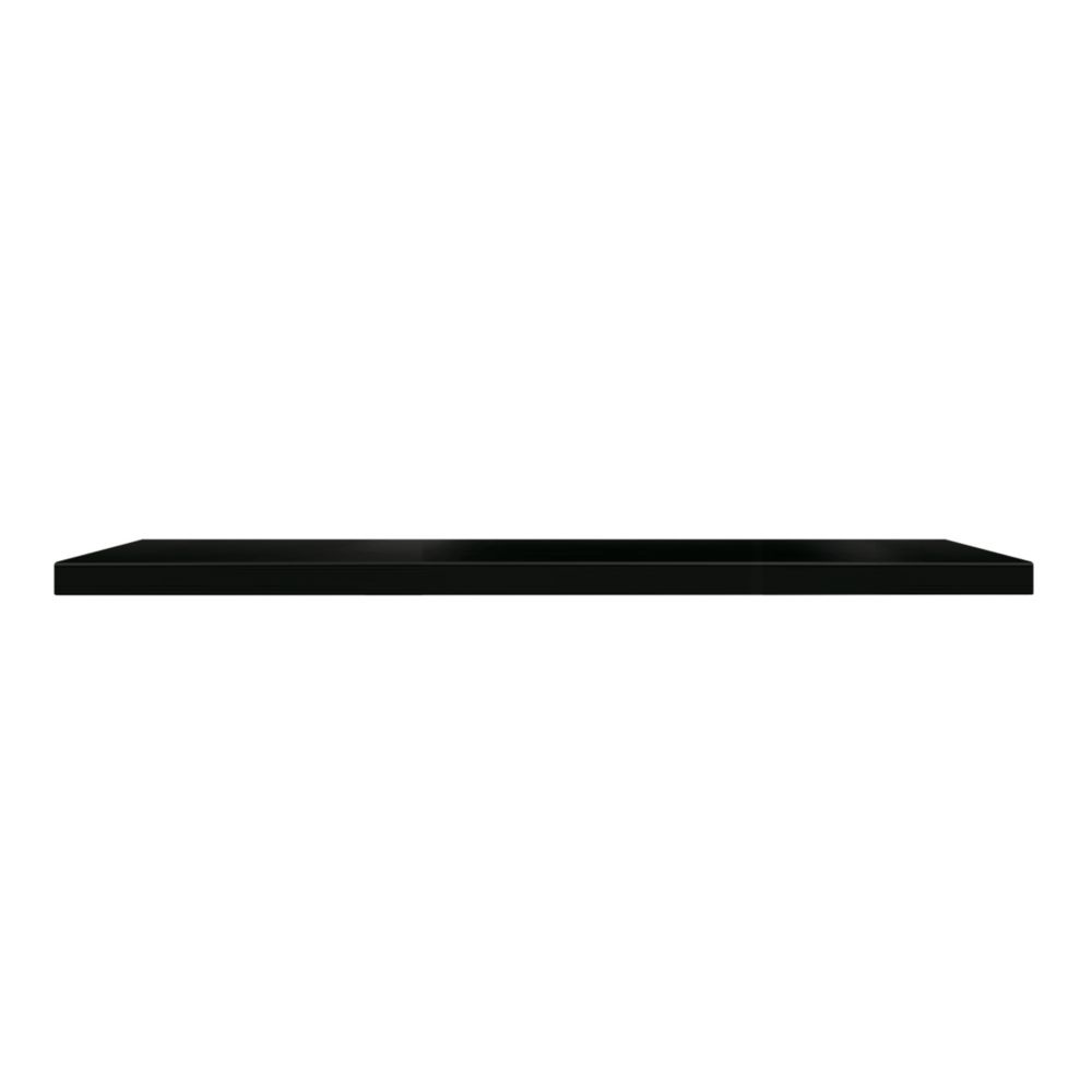 Image of RB UK Black Melamine Shelf 600mm x 250mm x 19mm 