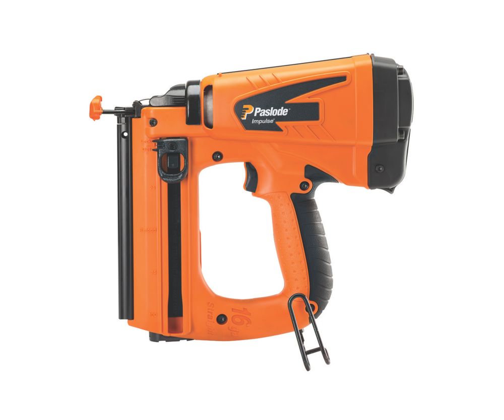 Image of Paslode IM65 F16 63mm 7.4V 1 x 2.1Ah Lithium Second Fix Cordless Gas Nail Gun 