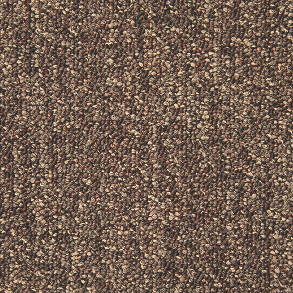 Image of Abingdon Carpet Tile Division Unity Chocolate Carpet Tiles 500 x 500mm 20 Pack 