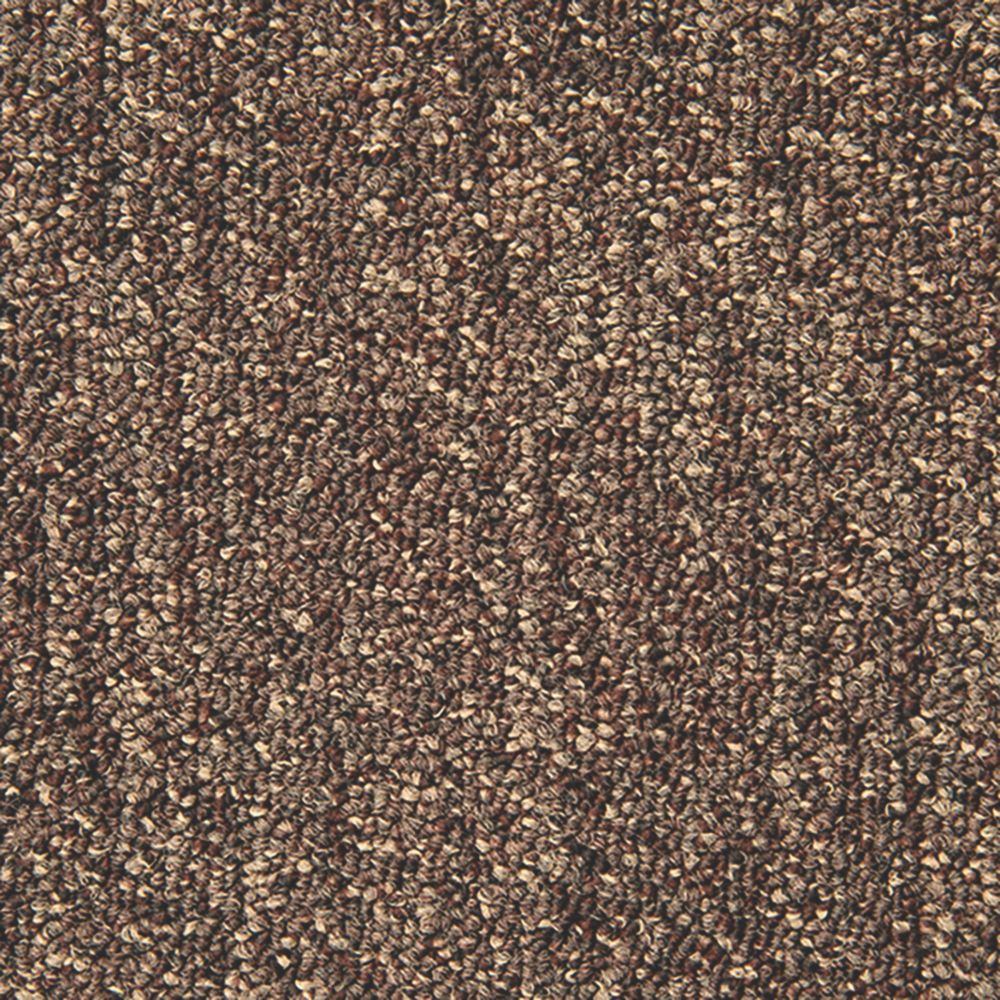 Image of Abingdon Carpet Tile Division Unity Chocolate Carpet Tiles 500 x 500mm 20 Pack 
