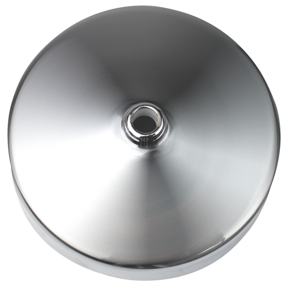 Image of British General Ceiling Rose Light Fitting Polished Chrome 3 1/2" 