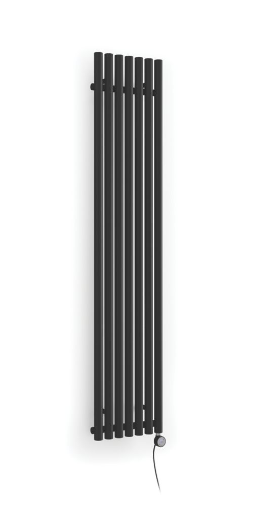 Image of Terma Rolo Wall-Mounted Smart Designer Radiator Heban Black 800W 