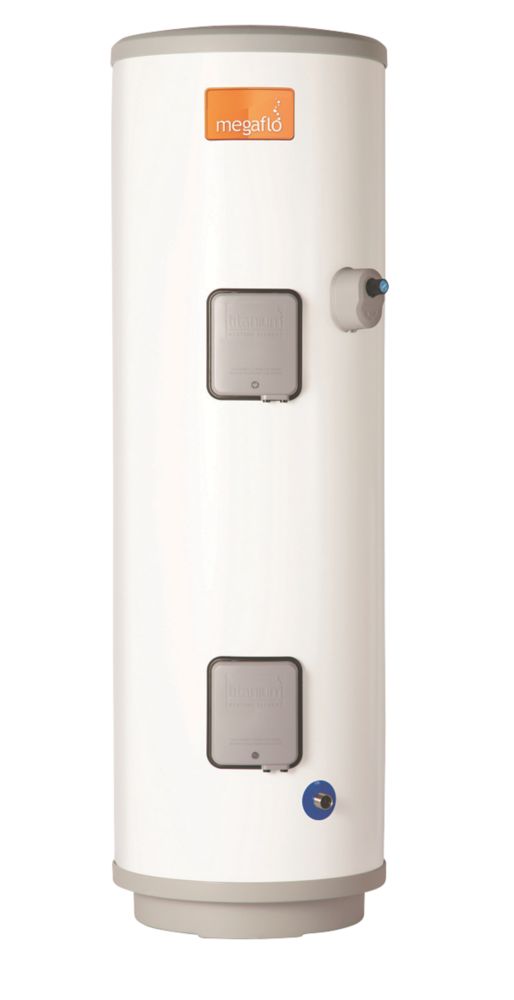 Image of Heatrae Sadia Megaflo Eco Slimline 150dd Direct Unvented Unvented Hot Water Cylinder 150Ltr 2 x 3kW 