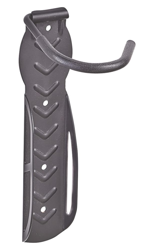 Image of Mottez Bike Hook on Plate Black 261 x 110mm 