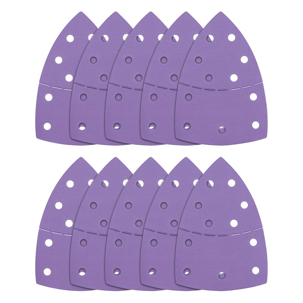 Image of Trend AB/DET/180A Abrasive Sanding Sheets Punched 151mm x 102mm 180 Grit 10 Pack 