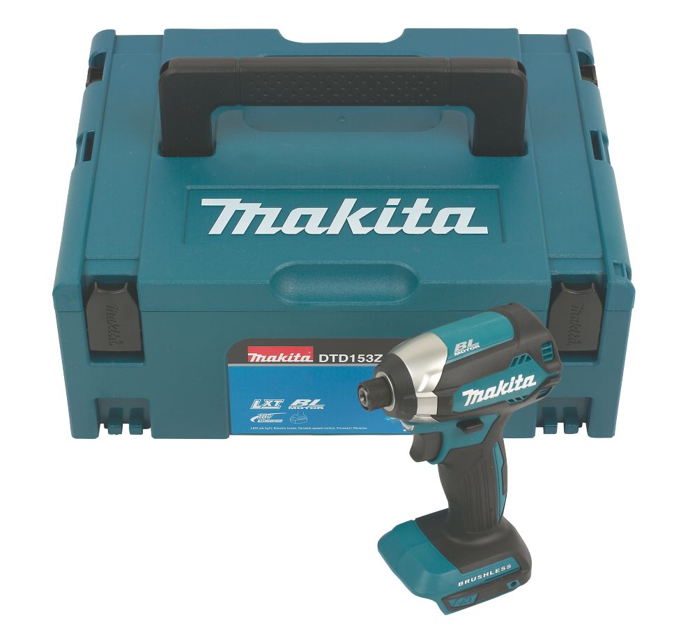 Image of Makita DTD153ZJ 18V Li-Ion LXT Brushless Cordless Impact Driver - Bare 