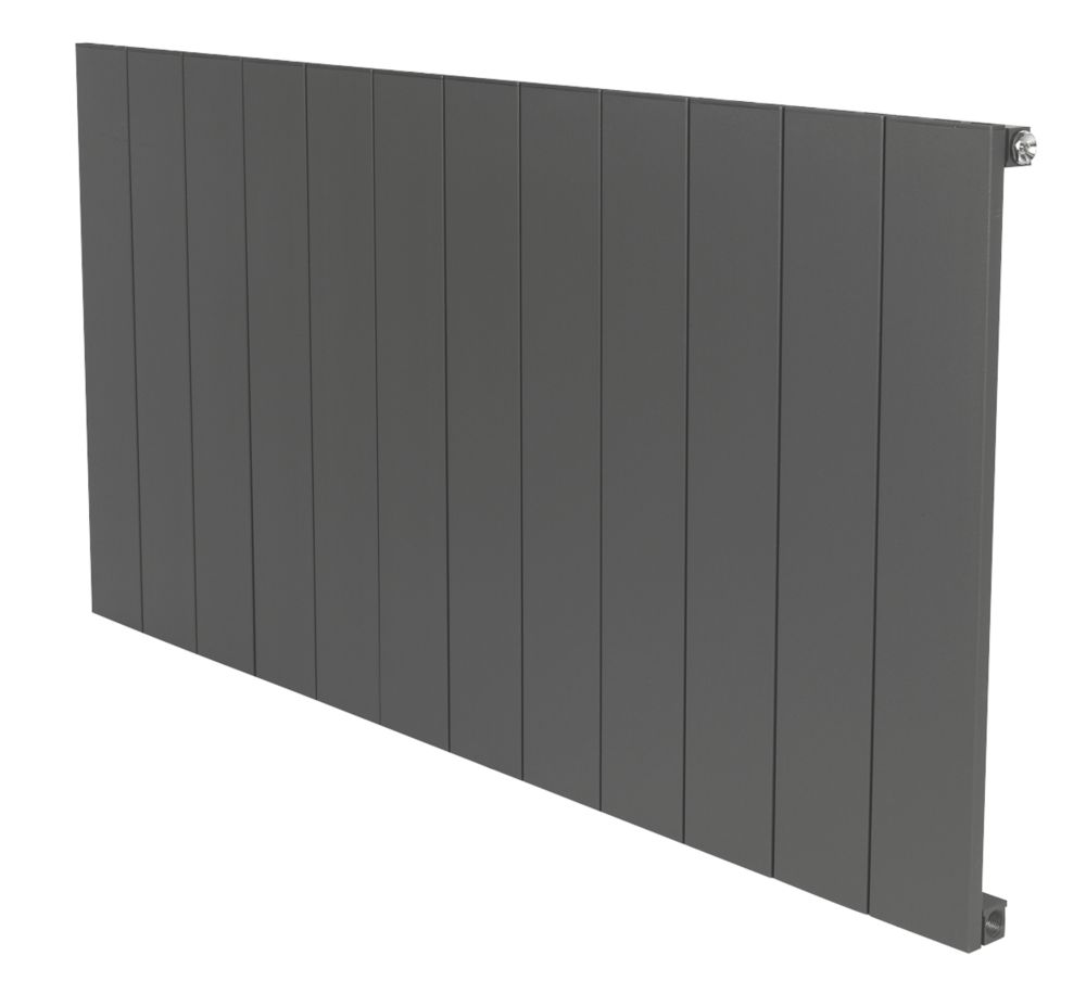 Image of Towelrads Ascot Energy Efficient Aluminium Designer Radiator 600m x 1227mm Anthracite 2975BTU 