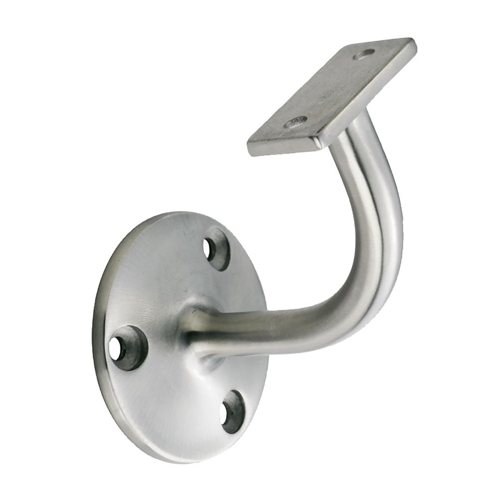 Image of Eurospec Handrail Bracket Satin Stainless Steel 62mm 
