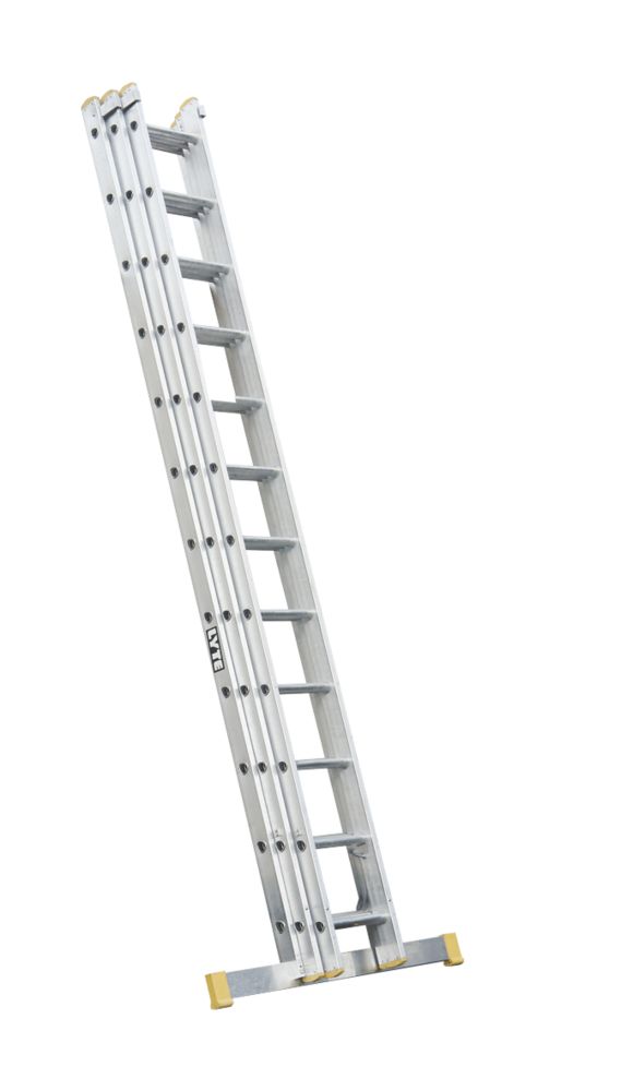 Image of Lyte 3-Section Aluminium Extension Ladder 8.5m 