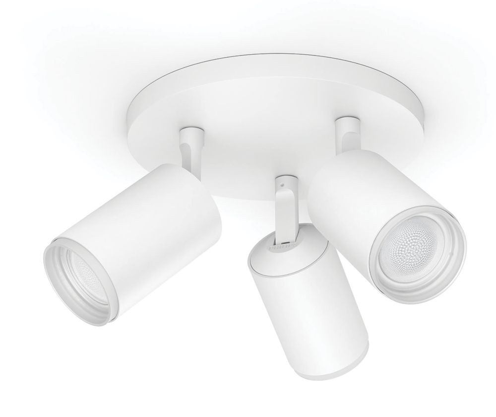 Image of Philips Hue Fugato LED Triple Spotlight White 6W 1050lm 