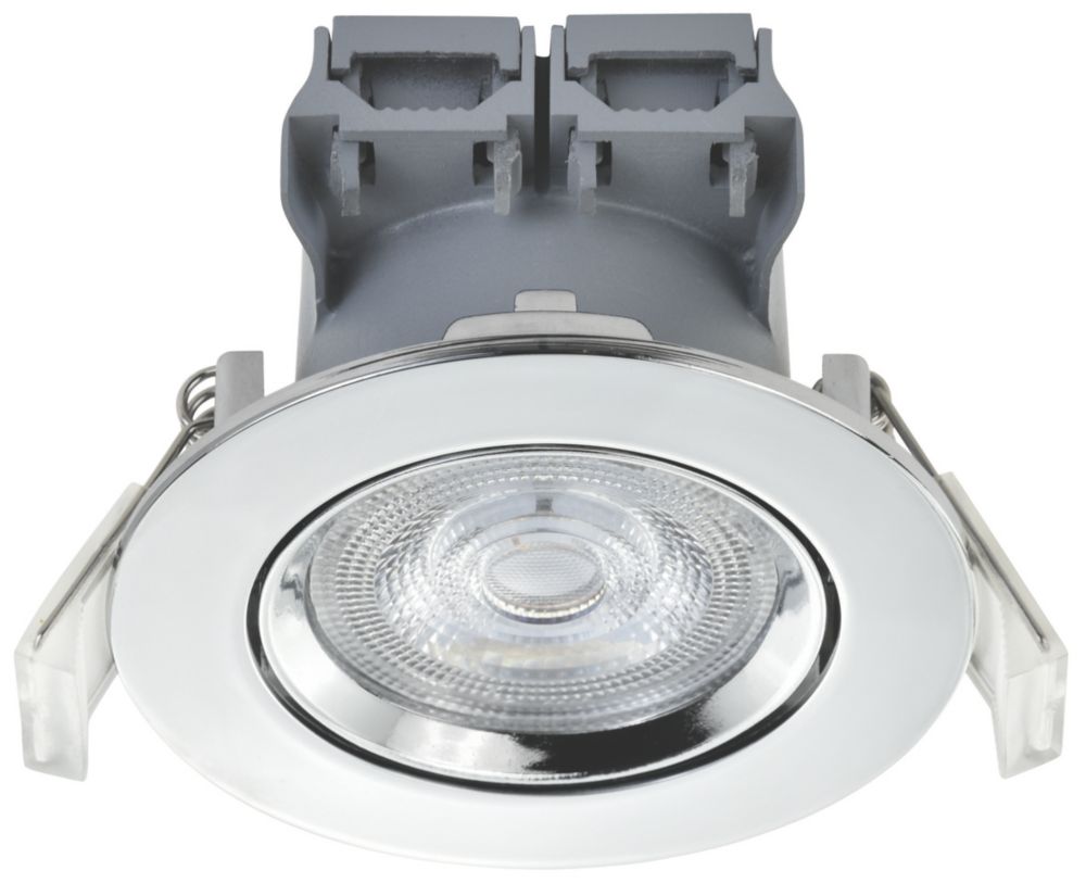 Image of LAP Tilt LED Downlight Chrome 4.5W 400lm 
