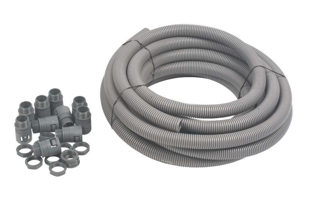 Image of Adaptaflex Flexible Conduit 25mm x 10m Grey 