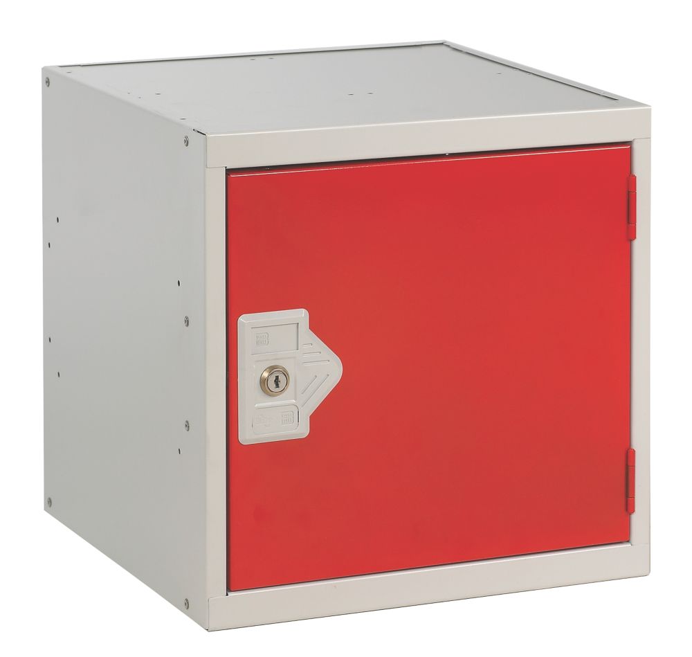 Image of QU1818A01GURD Security Cube Locker Red 