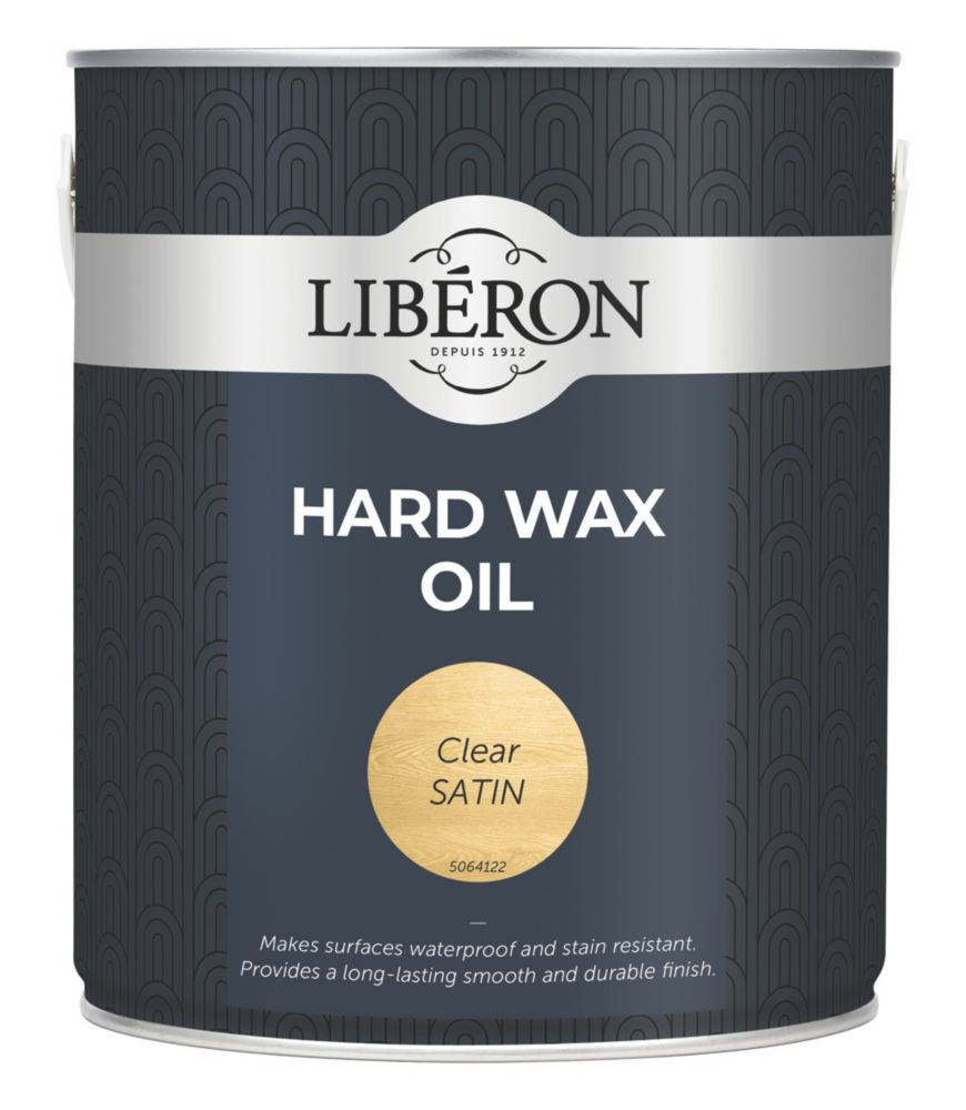 Image of Liberon Hard Wax Oil for Wooden Furniture & Floors Satin 2.5Ltr 