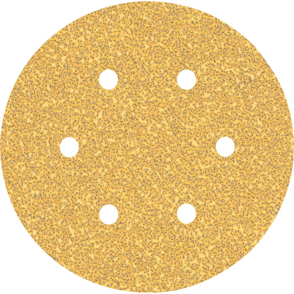 Image of Bosch Expert C470 Sanding Discs 6-Hole Punched 150mm 40 Grit 50 Pack 