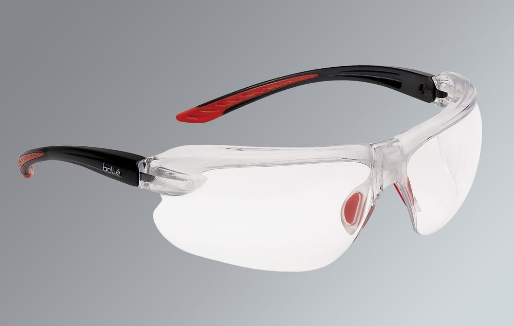 Image of Bolle IRI-s Clear Lens Safety Specs w/ +2Mag 