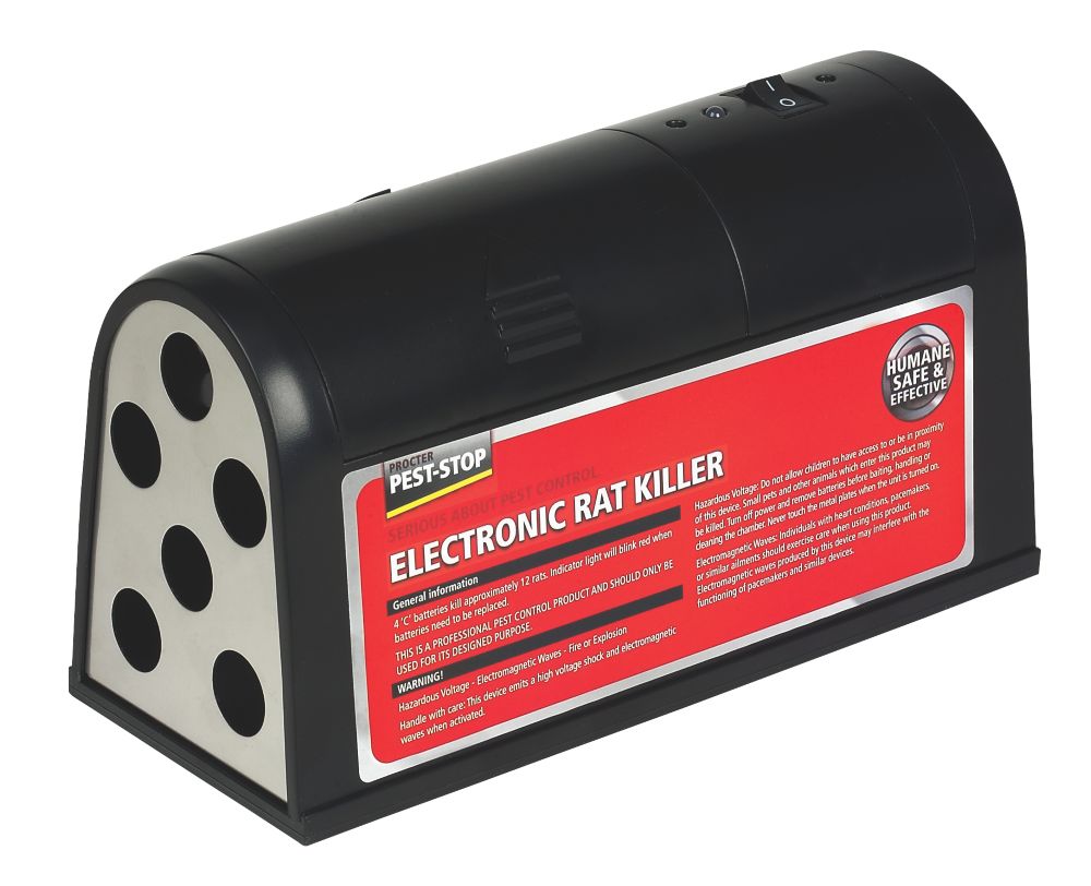 Image of Pest-Stop Plastic & Metal Battery-Powered Rat Killer 