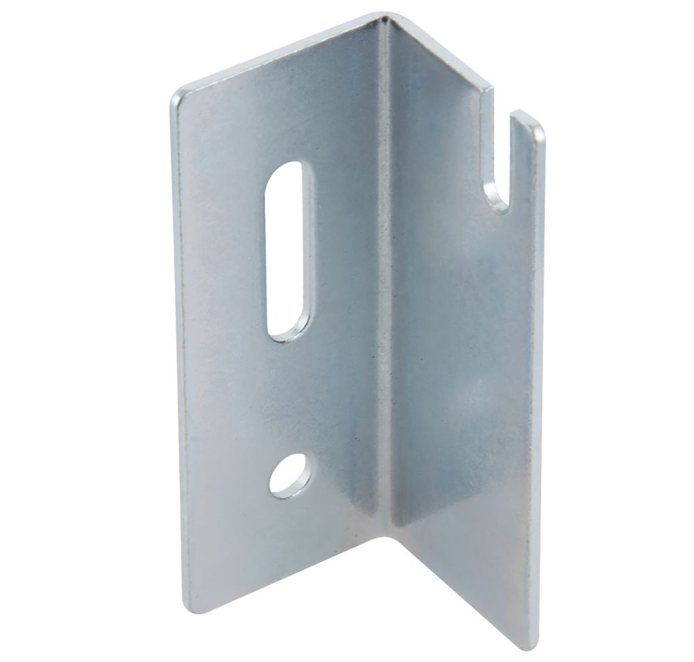 Image of Suki Universal Radiator Brackets Silver 30mm x 75mm x 2mm 4 Pack 