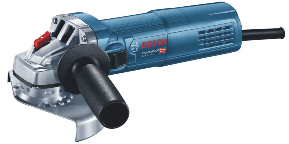 Image of Bosch GWS 9-115 S 450W 4 1/2" Electric Angle Grinder 240V 