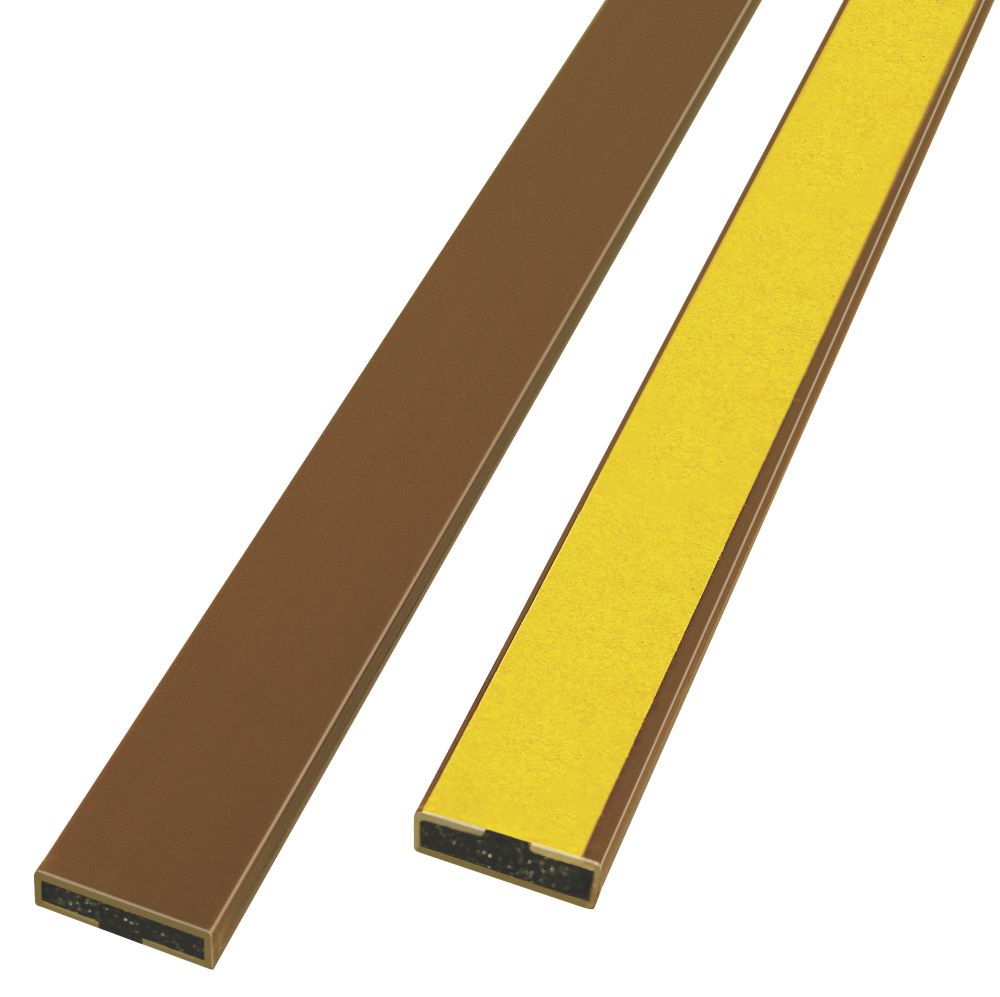 Image of Firestop Intumescent Fire Seals Brown 15mm x 4mm x 2100mm 10 Pack 