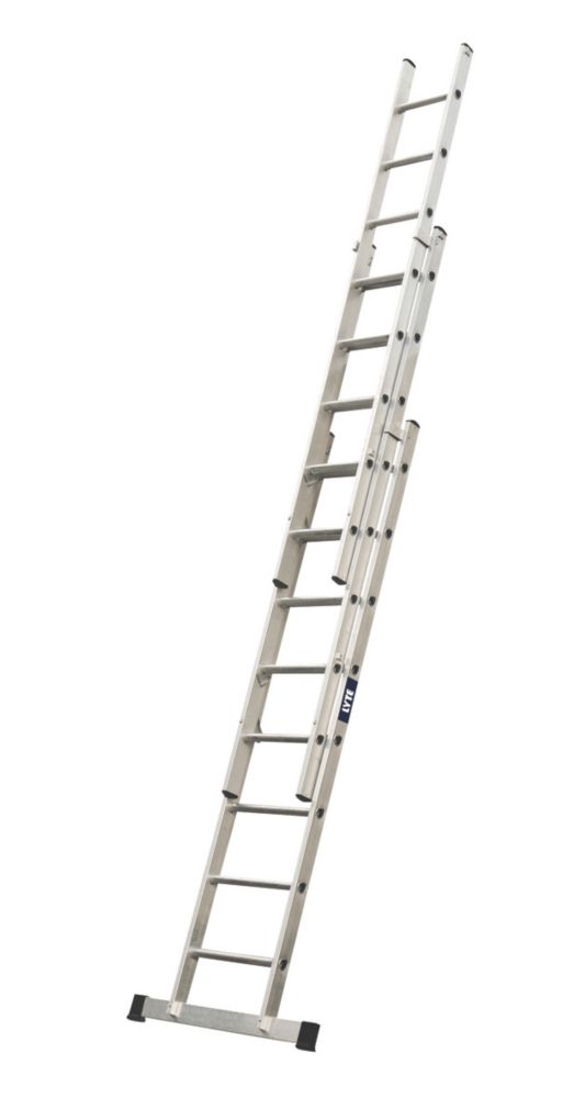 Image of Lyte ProLyte+ 3-Section Aluminium Industrial Triple Ladder 5.2m 