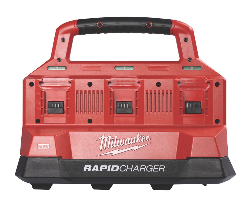 Image of Milwaukee M18 PC6 Packout 18V Li-Ion RedLithium 6 Bay Rapid Charger 