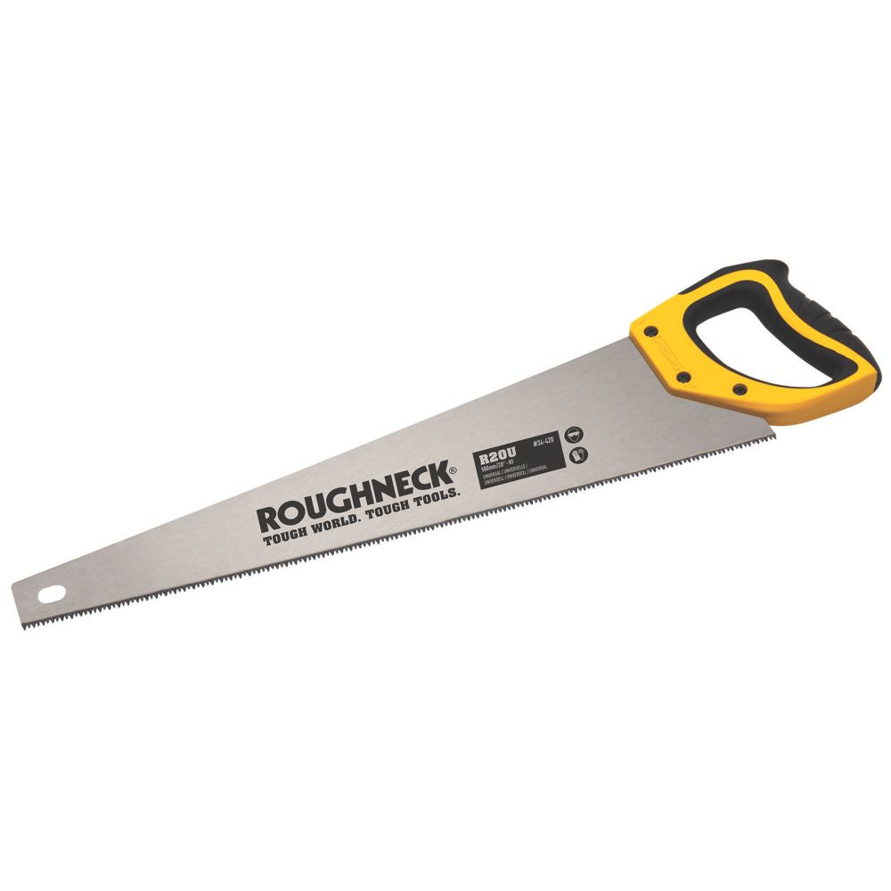 Image of Roughneck Tri-Cut 8tpi Wood Handsaw 20" 