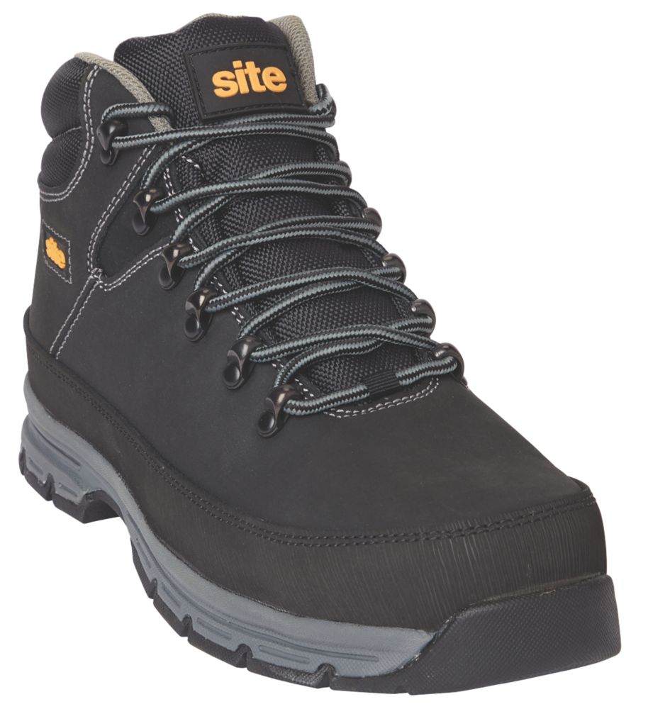 Image of Site Bronzite Safety Boots Black Size 10 
