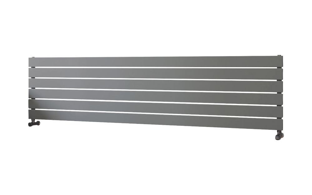 Image of Ximax Oceanus Designer Radiator 445mm x 1800mm Silver 3017BTU 